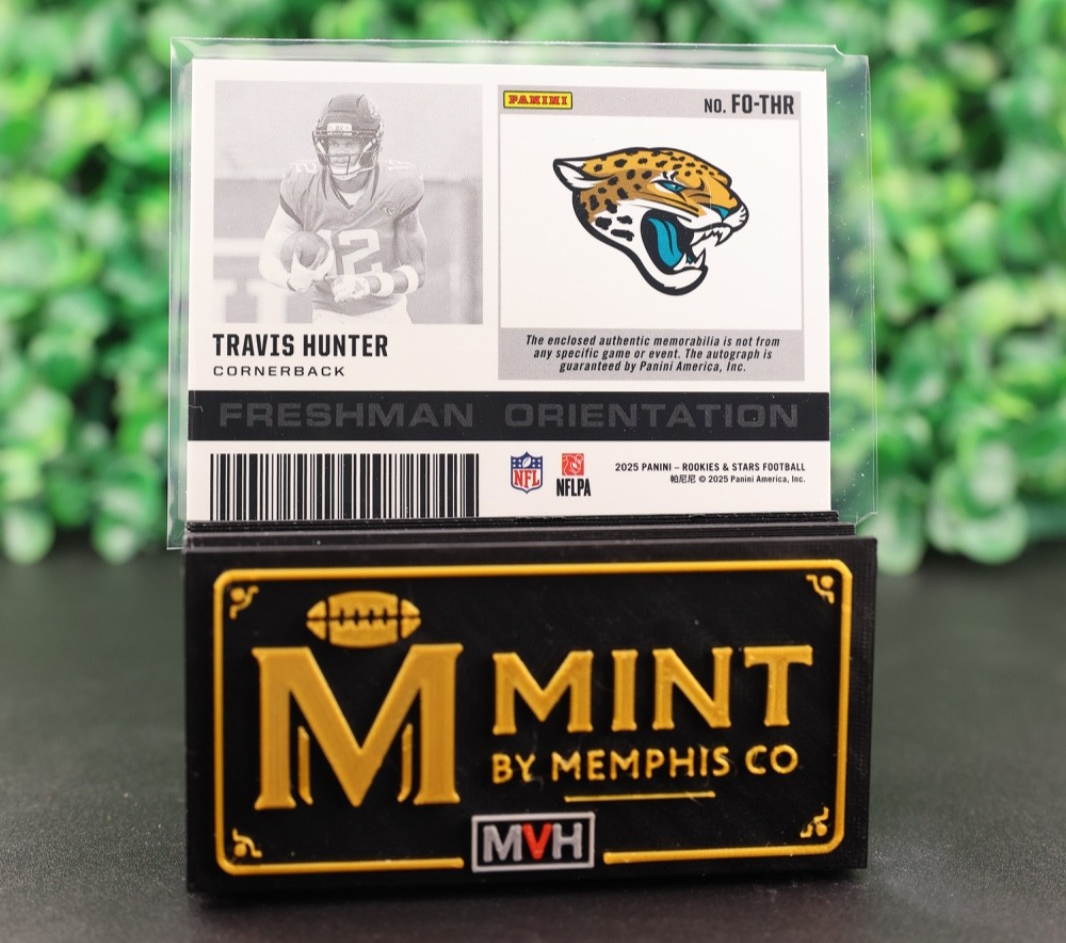 TRAVIS HUNTER 2025 ROOKIES & STARS FRESHMAN ORIENTATION PATCH AUTO RC /99 RPA
