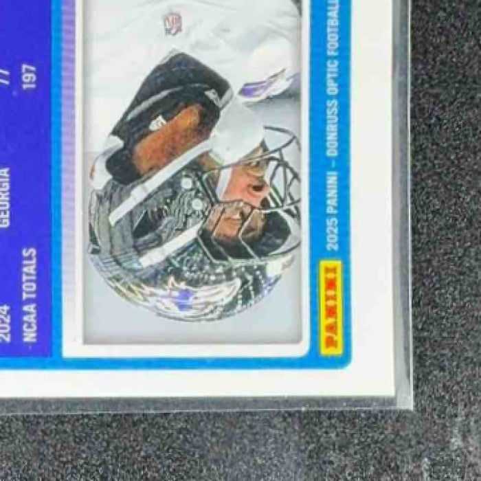 2025 Panini Donruss Optic Malaki Starks #256 Rated Rookie Blue Hyper Prizm