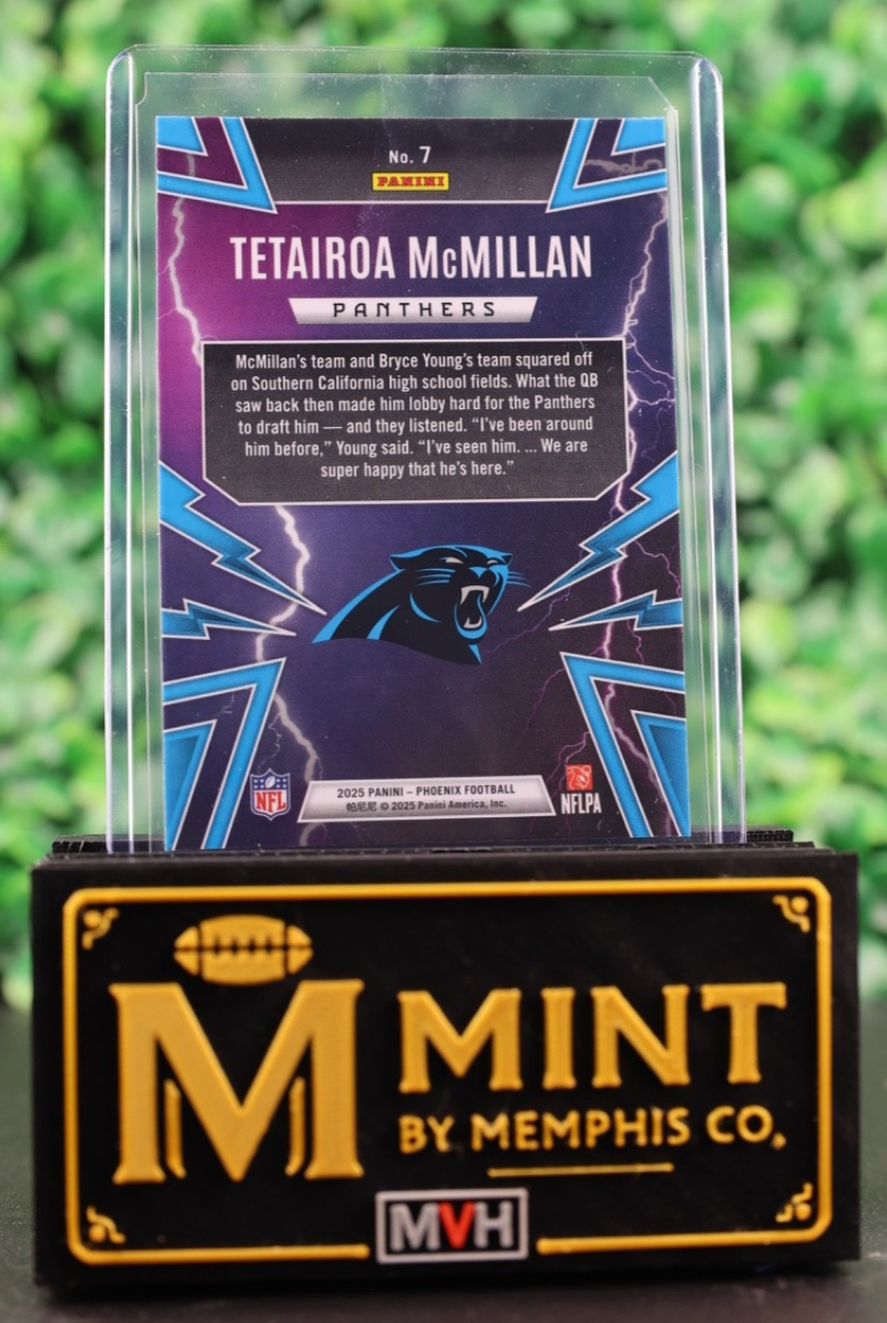 TETAIROA MCMILLAN 2025 PANINI PHOENIX THUNDERBIRDS #7 RC PANTHERS