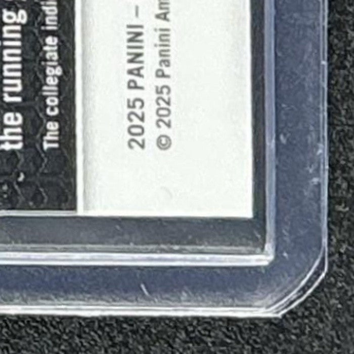 LUKE LACHEY 2025 PANINI PRIZM DRAFT PICKS #39 PURPLE ICE 107/199 RC HAWKEYES