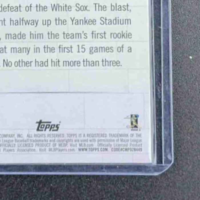 AARON JUDGE 2018 TOPPS #AJ-1 HIGHLIGHTS YANKEES