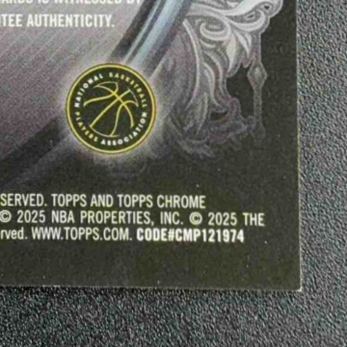 JAIME JAQUEZ JR 2025 TOPPS CHROME SIGNATURE STYLE BLACK REFRACTOR /10 AUTO SSP