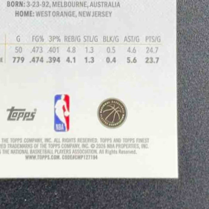 KYRIE IRVING 2025-26 TOPPS FINEST #171 UNCOMMON MAVERICKS