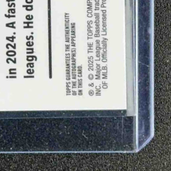 2025 Topps Chrome Update Edgar Quero #AC-EQ Auto Gold Refractor /50 RC