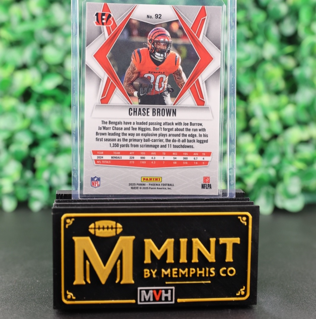 CHASE BROWN 2025 PANINI PHOENIX BRONZE PANDORA /125 BENGALS