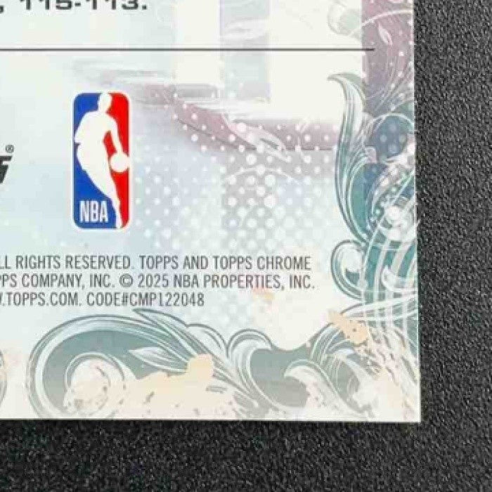 DIRK NOWITZKI 2025-26 TOPPS CHROME #SY-10 SERENITY MAVERICKS