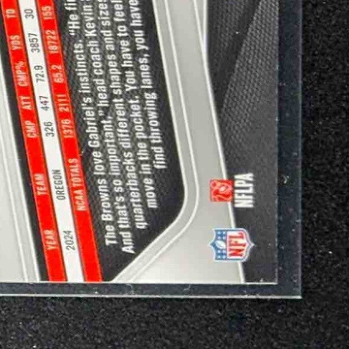 DILLON GABRIEL 2025 PANINI PRIZM #372 NEON GREEN PULSAR RC BROWNS