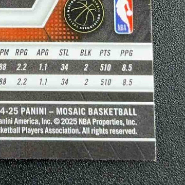 GRADEY DICK 2024-25 PANINI MOSAIC #98 INTERNATIONAL MOSAIC RAPTORS