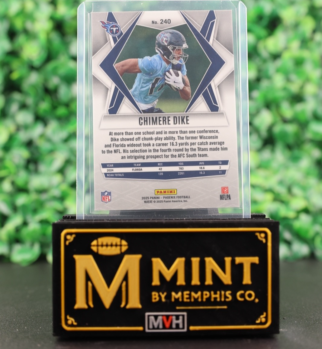 CHIMERE DIKE 2025 PANINI PHOENIX - RC #240 SILVER TITANS