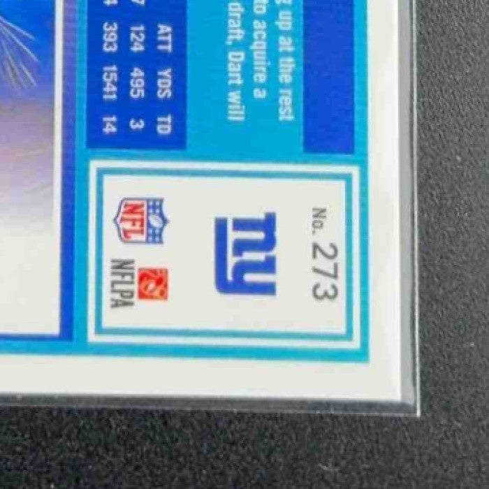 JAXSON DART 2025 PANINI DONRUSS OPTIC #273 RATED ROOKIE GIANTS