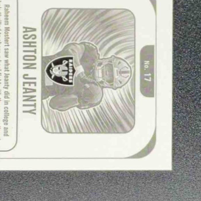 ASHTON JEANTY 2025 PANINI PHOENIX #17 CONTOURS RC RAIDERS