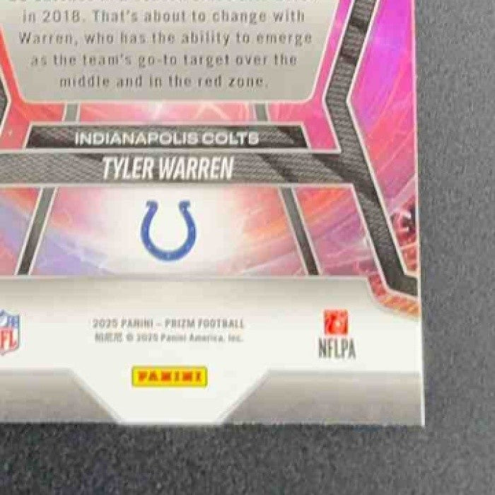 TYLER WARREN 2025 PANINI PRIZM #15 PRIZMATIC RC COLTS