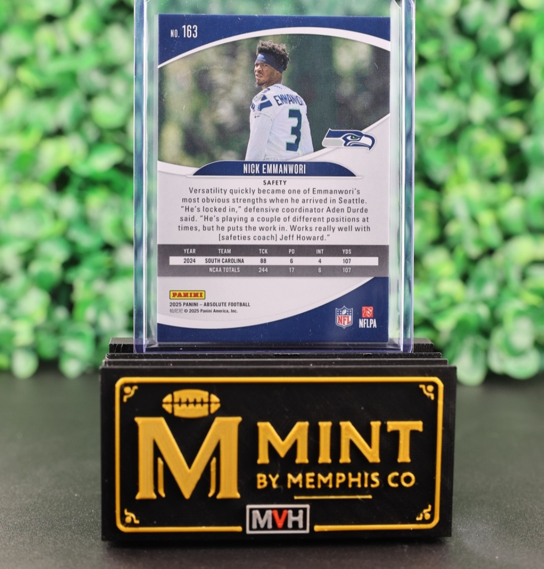 NICK EMMANWORI 2025 PANINI ABSOLUTE ROOKIES #163 SPECTRUM RED /199 RC