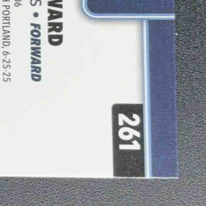 CEDRIC COWARD 2025-26 TOPPS CHROME #261 RC GRIZZLIES