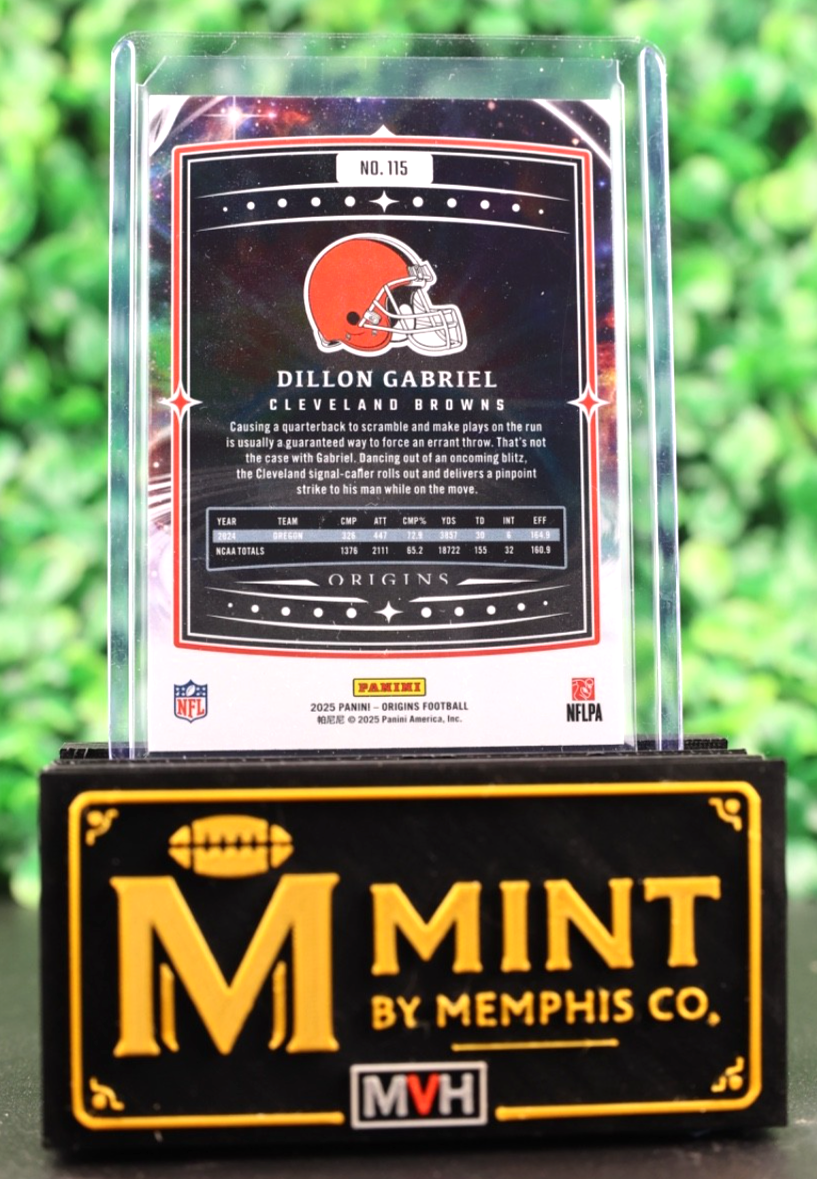 2025 PANINI ORIGINS DILLON GABRIEL #115 RC BROWNS