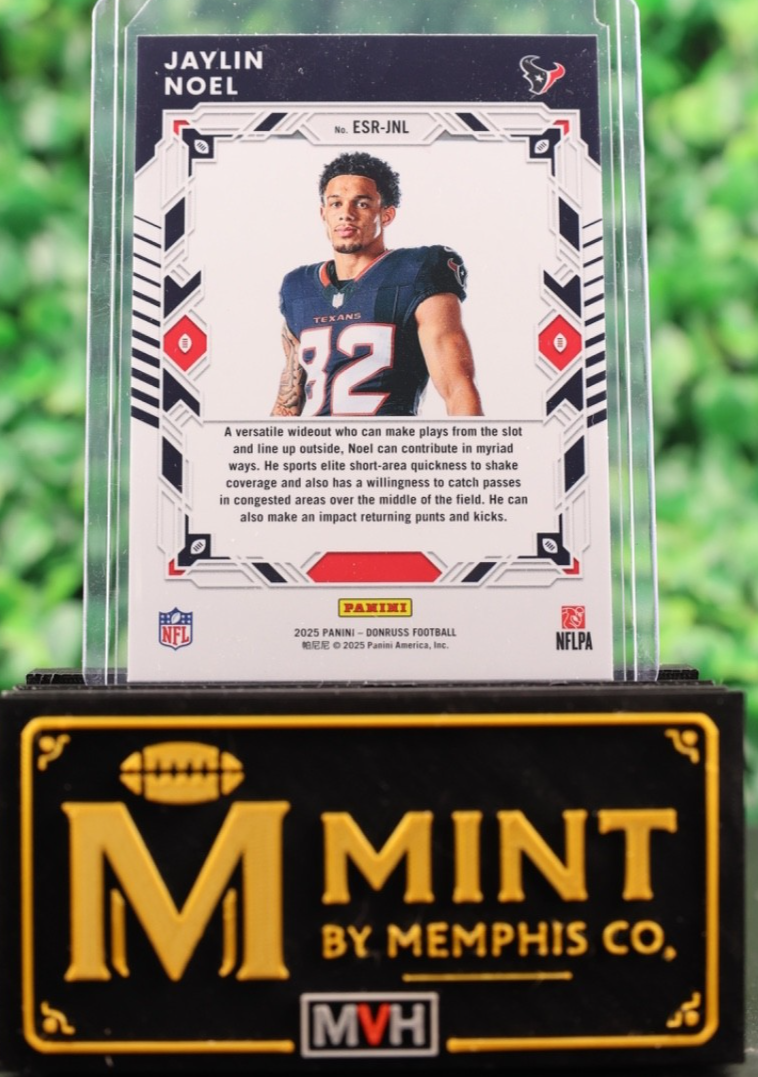 JAYLIN NOEL 2025 PANINI DONRUSS ELITE SERIES RC HOUSTON TEXANS
