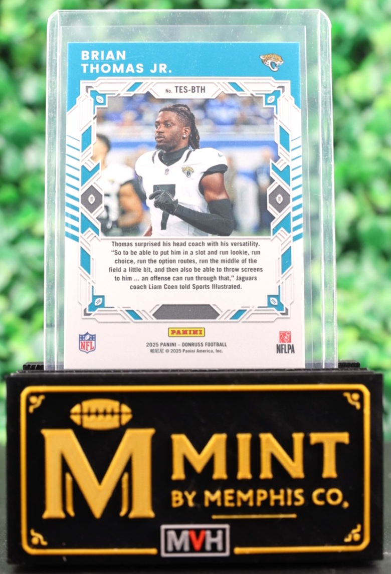 BRIAN THOMAS JR 2025 DONRUSS ELITE SERIES JACKSONVILLE JAGUARS #TES-BTH