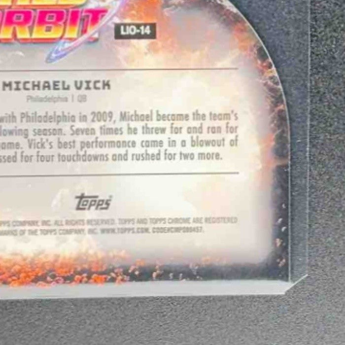 MICHAEL VICK 2024 TOPPS COSMIC CHROME #LIO-14 LAUNCHED INTO ORBIT EAGLES