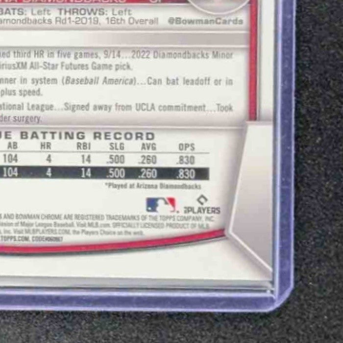 CORBIN CARROLL 2023 BOWMAN MEGA BOX #73 MOJO REFRACTOR RC DIAMONDBACKS
