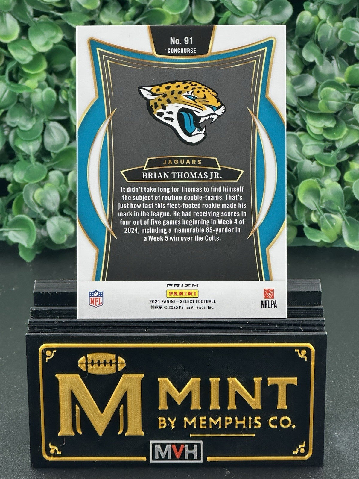 BRIAN THOMAS JR 2024 SELECT SILVER PRIZM JAGUARS RC #91