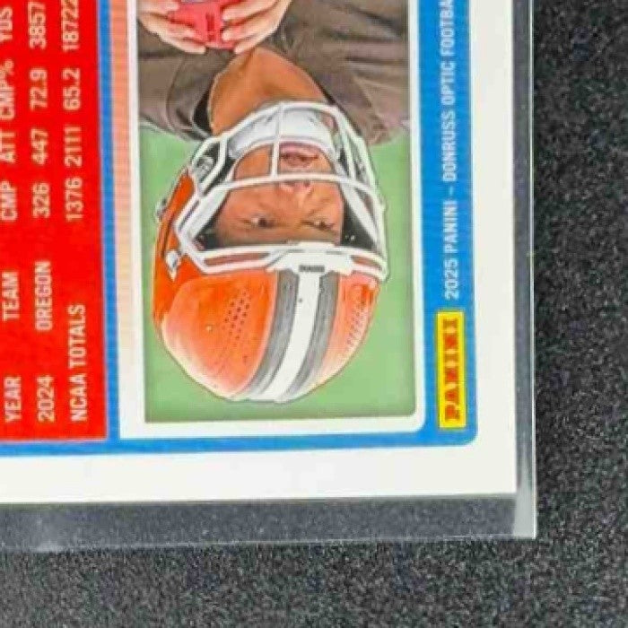 2025 Panini Donruss Optic Dillon Gabriel #263 Rated Rookie Blue Hyper Prizm