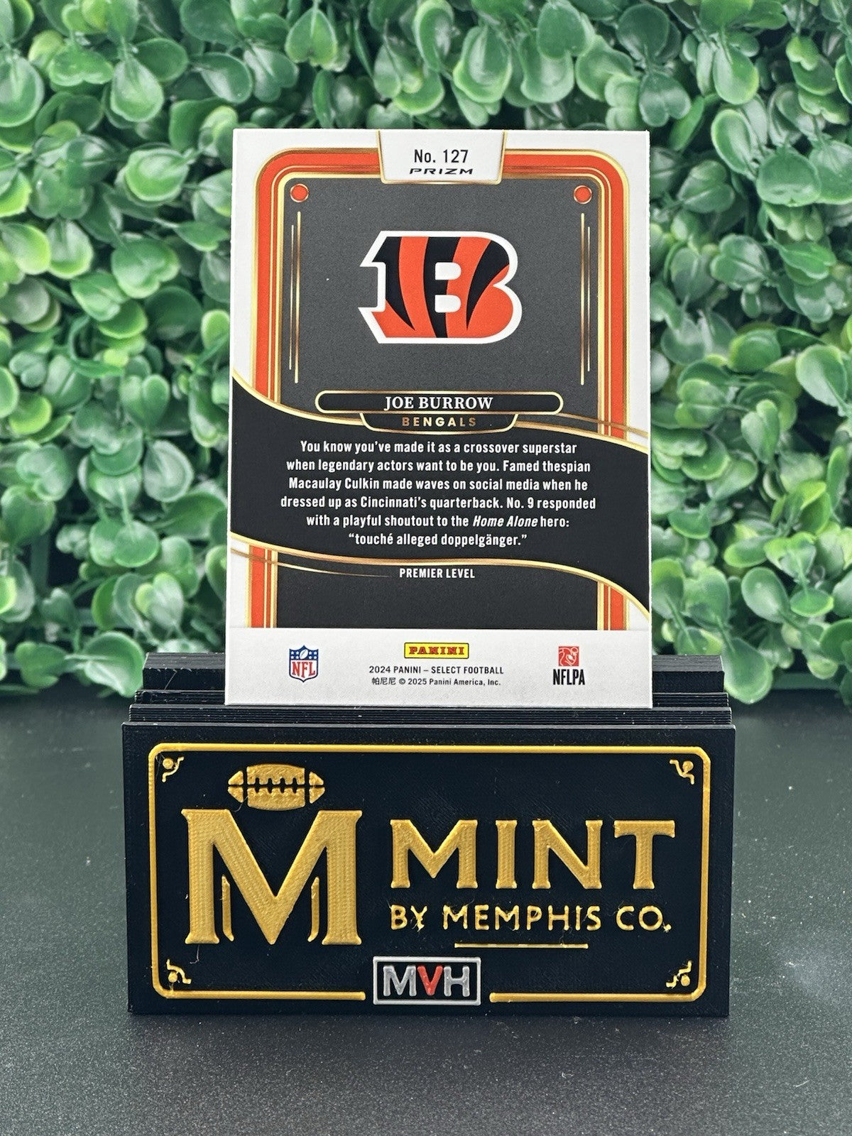 JOE BURROW 2024 SELECT SILVER PRIZM CINCINNATI BENGALS #127
