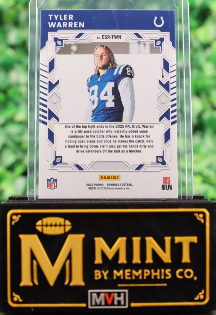 TYLER WARREN 2025 PANINI DONRUSS ELITE SERIES ROOKIES #ESR-TWN RC COLTS