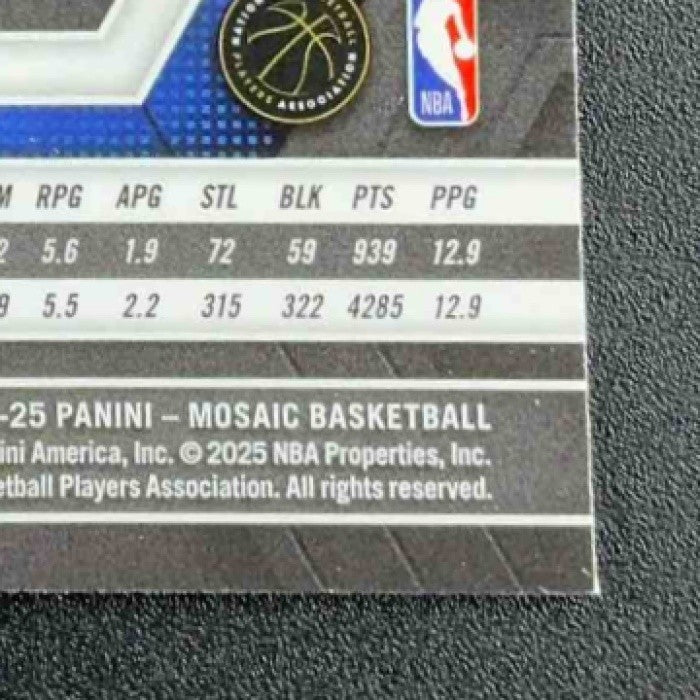 P.J. WASHINGTON JR. 2024-25 PANINI MOSAIC #134 INTERNATIONAL MOSAIC MAVERICKS