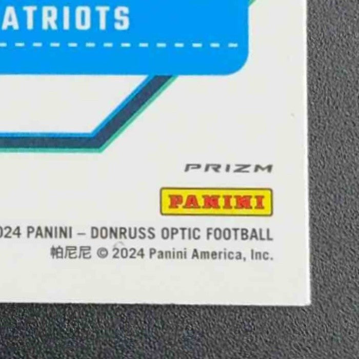 DRAKE MAYE 2024 PANINI DONRUSS OPTIC #229 PURPLE SCOPE RATED ROOKIE PATRIOTS