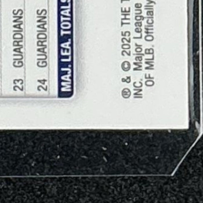 JOSE RAMIREZ 2025 TOPPS CHROME #12 REFRACTOR SEPIA GUARDIANS