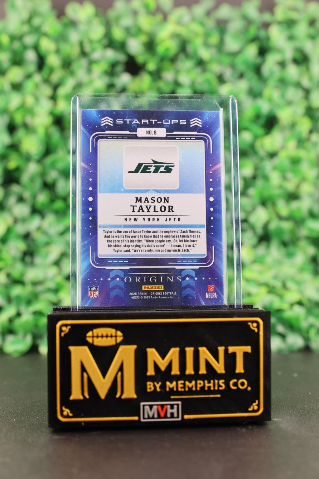 MASON TAYLOR 2025 PANINI ORIGINS RC START-UPS #9 JETS