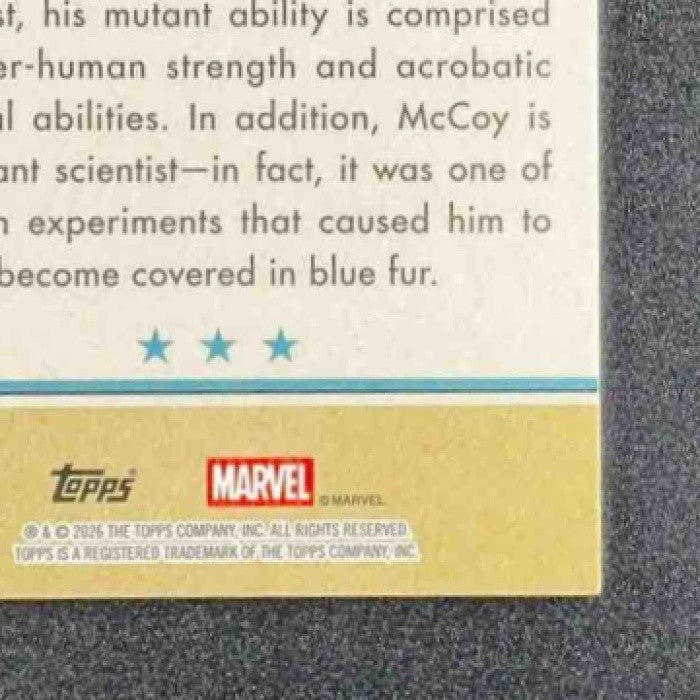 BEAST 2026 TOPPS BROOKLYN COLLECTION MARVEL CAPTAIN AMERICA #49