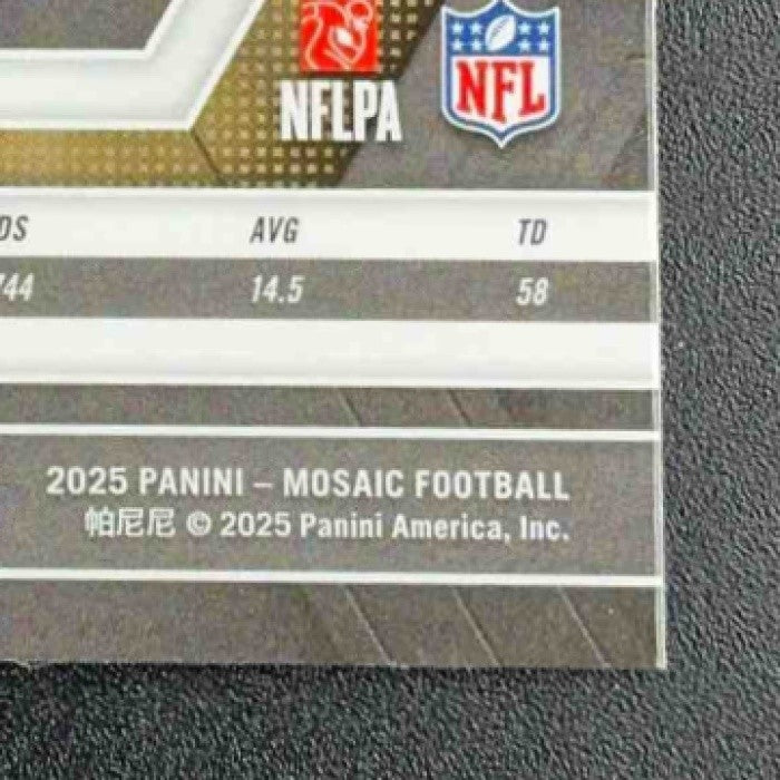 JOE HORN 2025 PANINI MOSAIC #174 NO HUDDLE SILVER PRIZM SAINTS