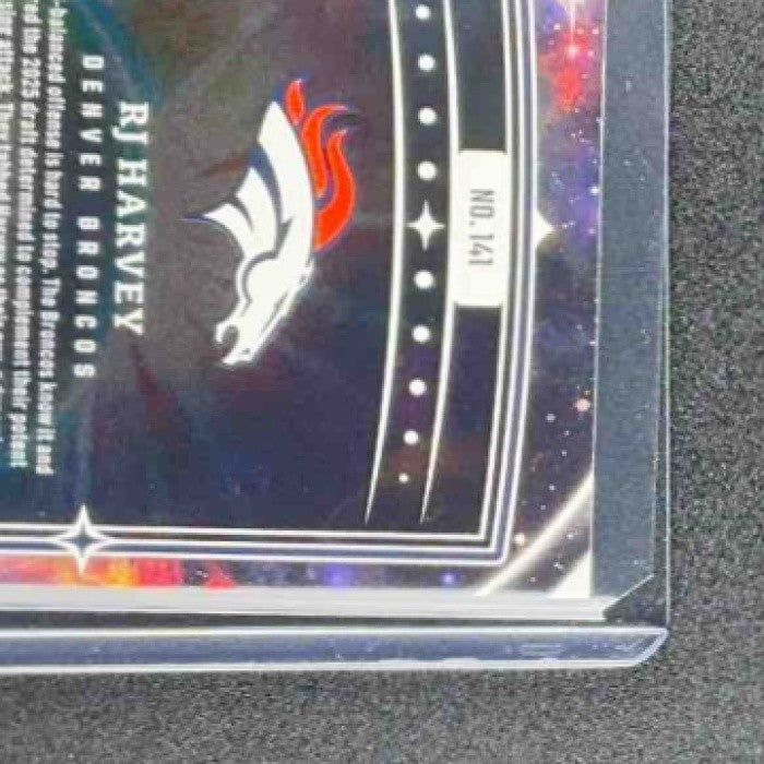 RJ HARVEY 2025 PANINI ORIGINS #141 ROOKIE RC BRONCOS