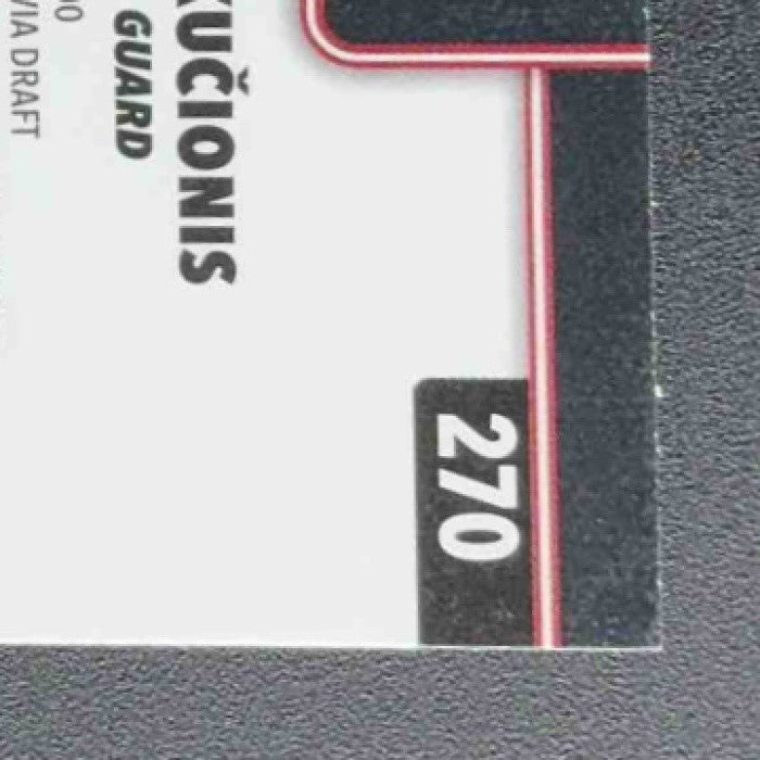 KASPARAS JAKUCIONIS 2025-26 TOPPS CHROME #270 RAYWAVE REFRACTOR RC HEAT