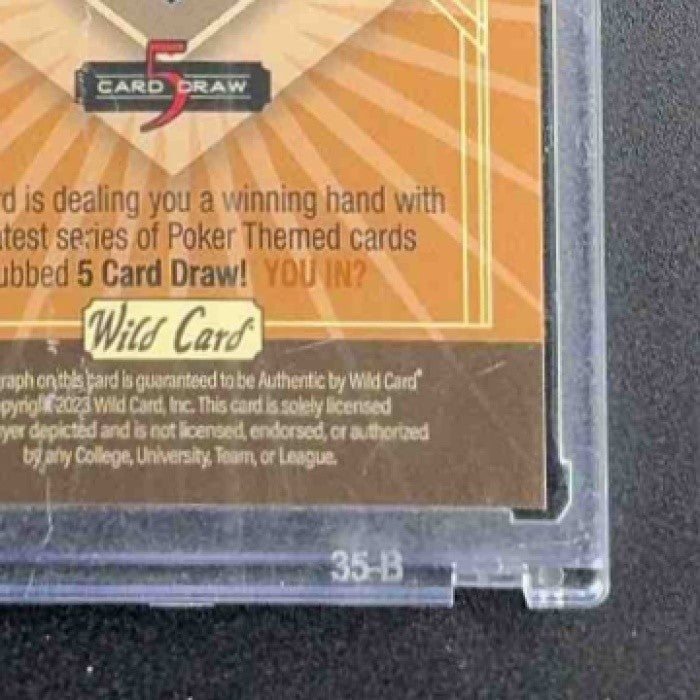 2023 Wild Card 5 Draw Anthony Gutierrez /3 Auto