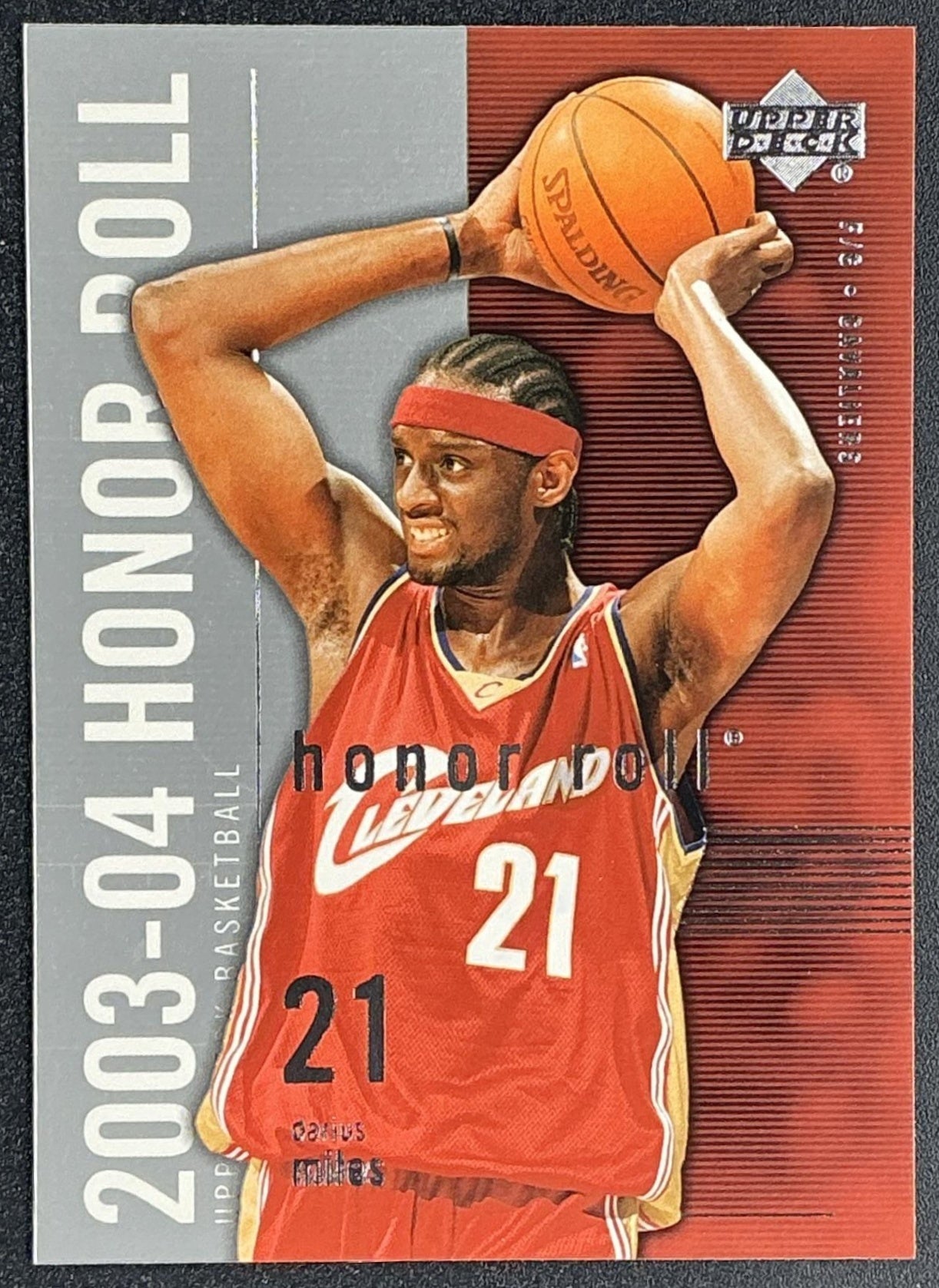 DARIUS MILES 2003-04 UPPER DECK HONOR ROLL #12 CAVALIERS