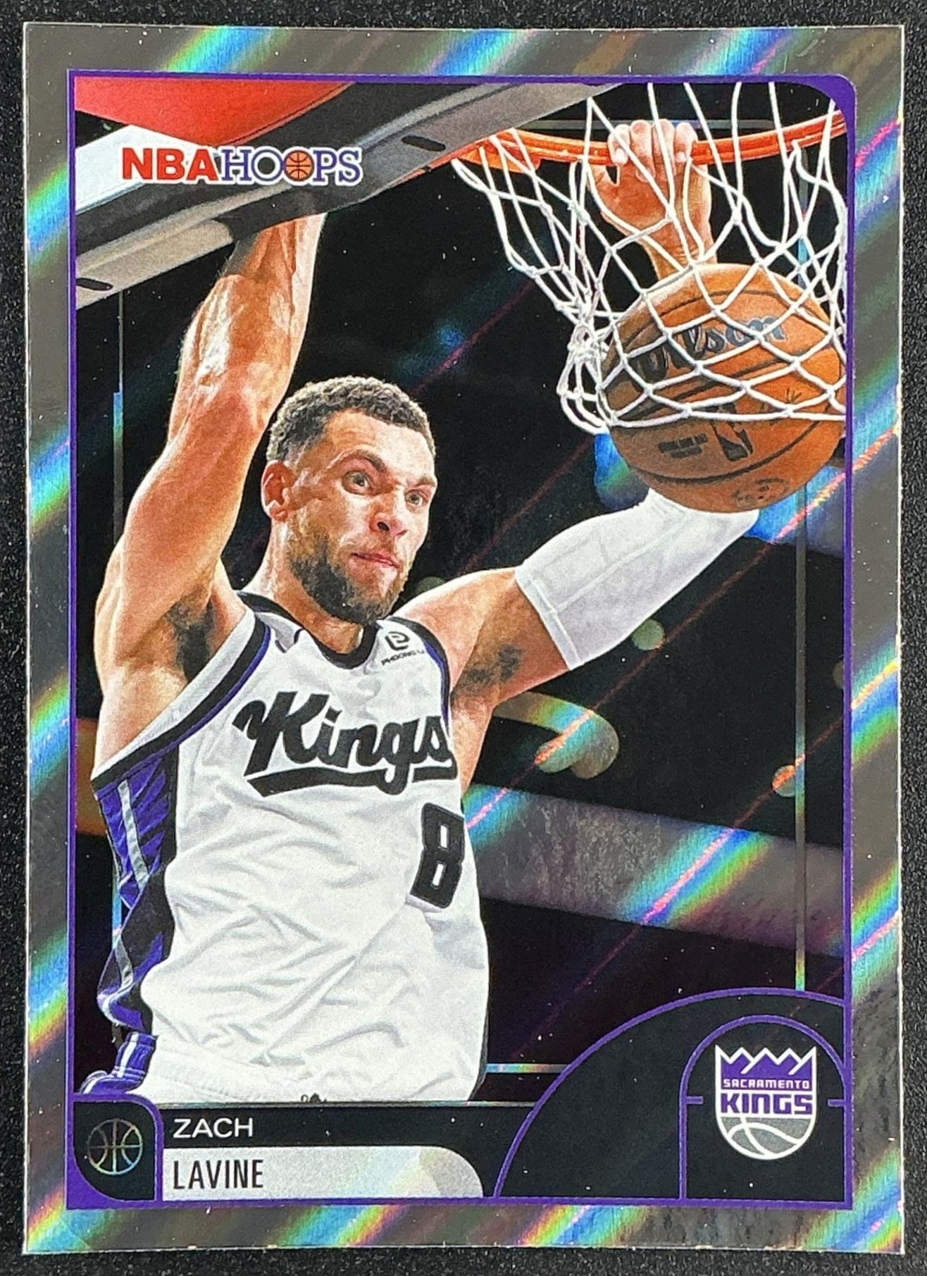 ZACH LAVINE 2025-26 TOPPS HOOPS #140 LIGHT BURST KINGS