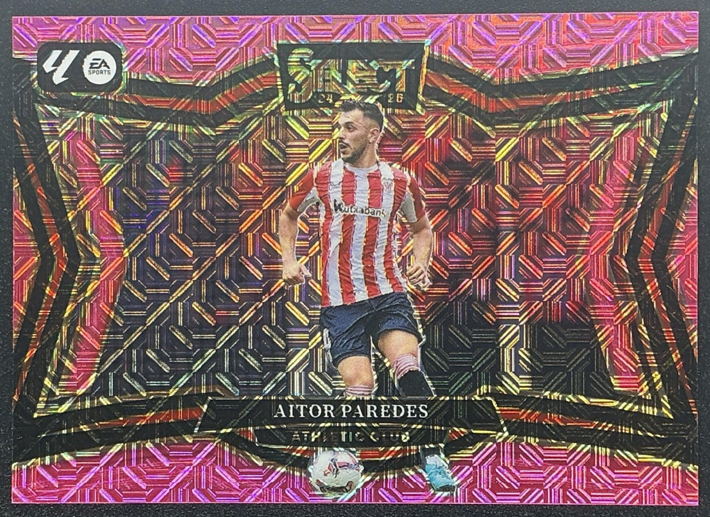 2024 Panini Select La Liga Aitor Paredes #203 Pink Mojo Prizm /179 Field Level