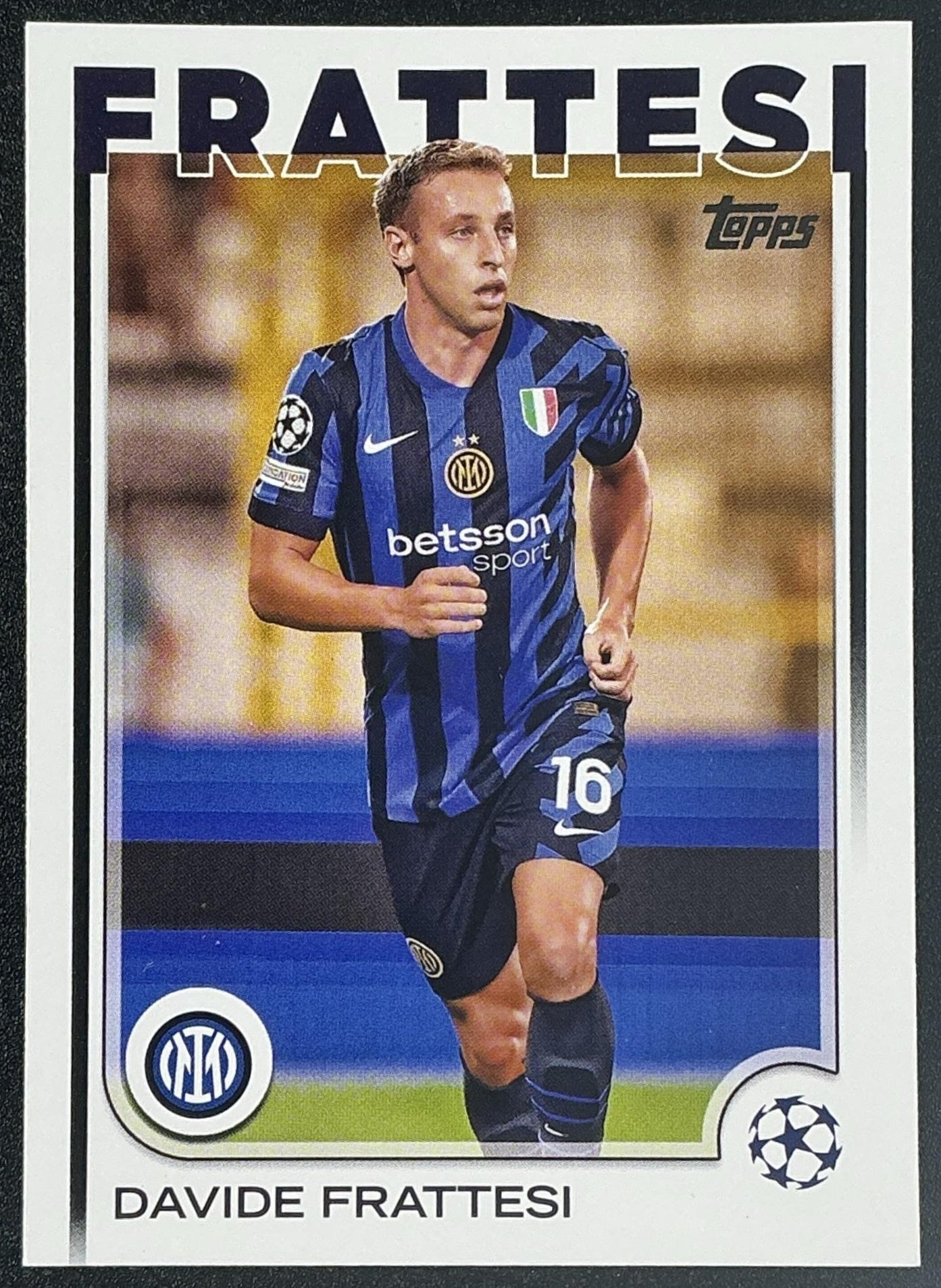 DAVIDE FRATTESI 2024-25 TOPPS UEFA CLUB COMPETITIONS #195 INTER