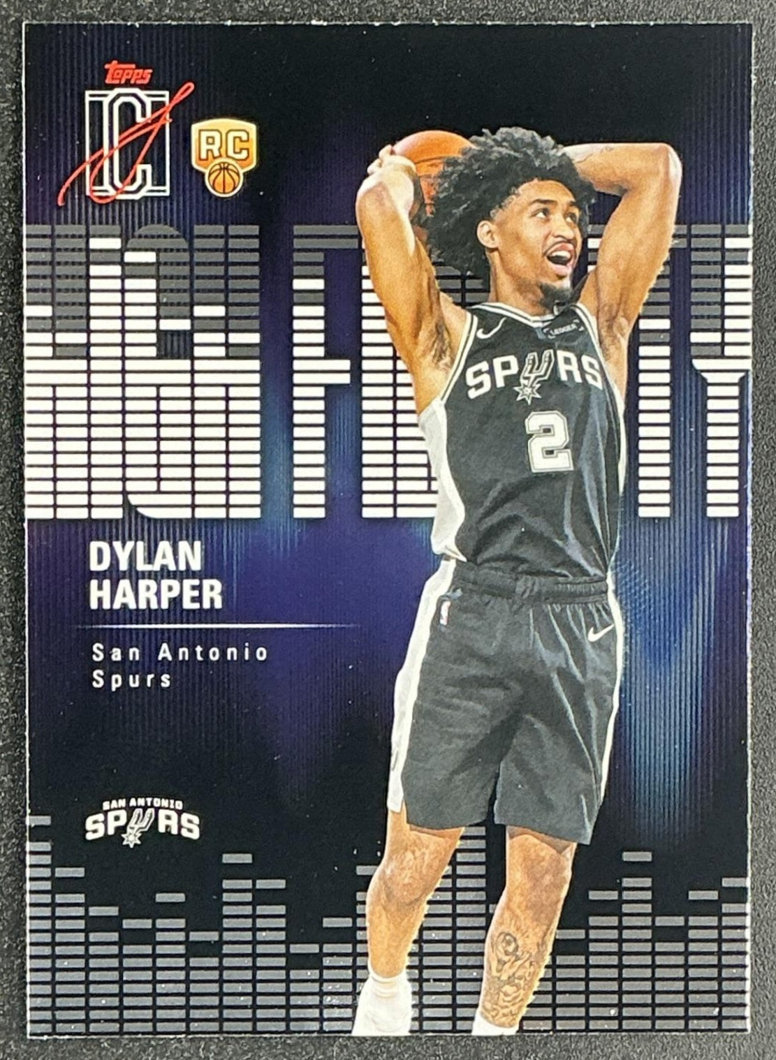 DYLAN HARPER 2025-26 TOPPS SIGNATURE CLASS #HF-2 HIGH FIDELITY RC SPURS