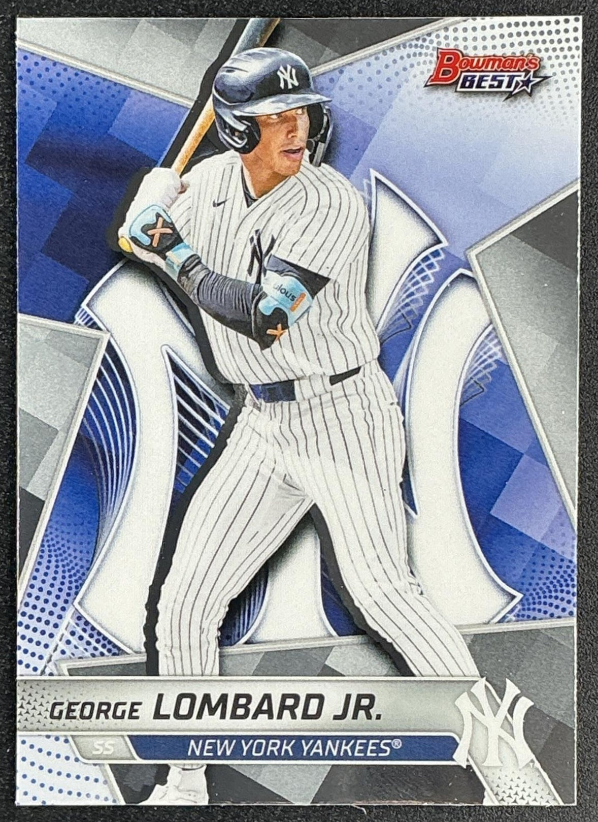 GEORGE LOMBARD JR. 2025 BOWMAN'S BEST #TP-23 TOP PROSPECTS YANKEES
