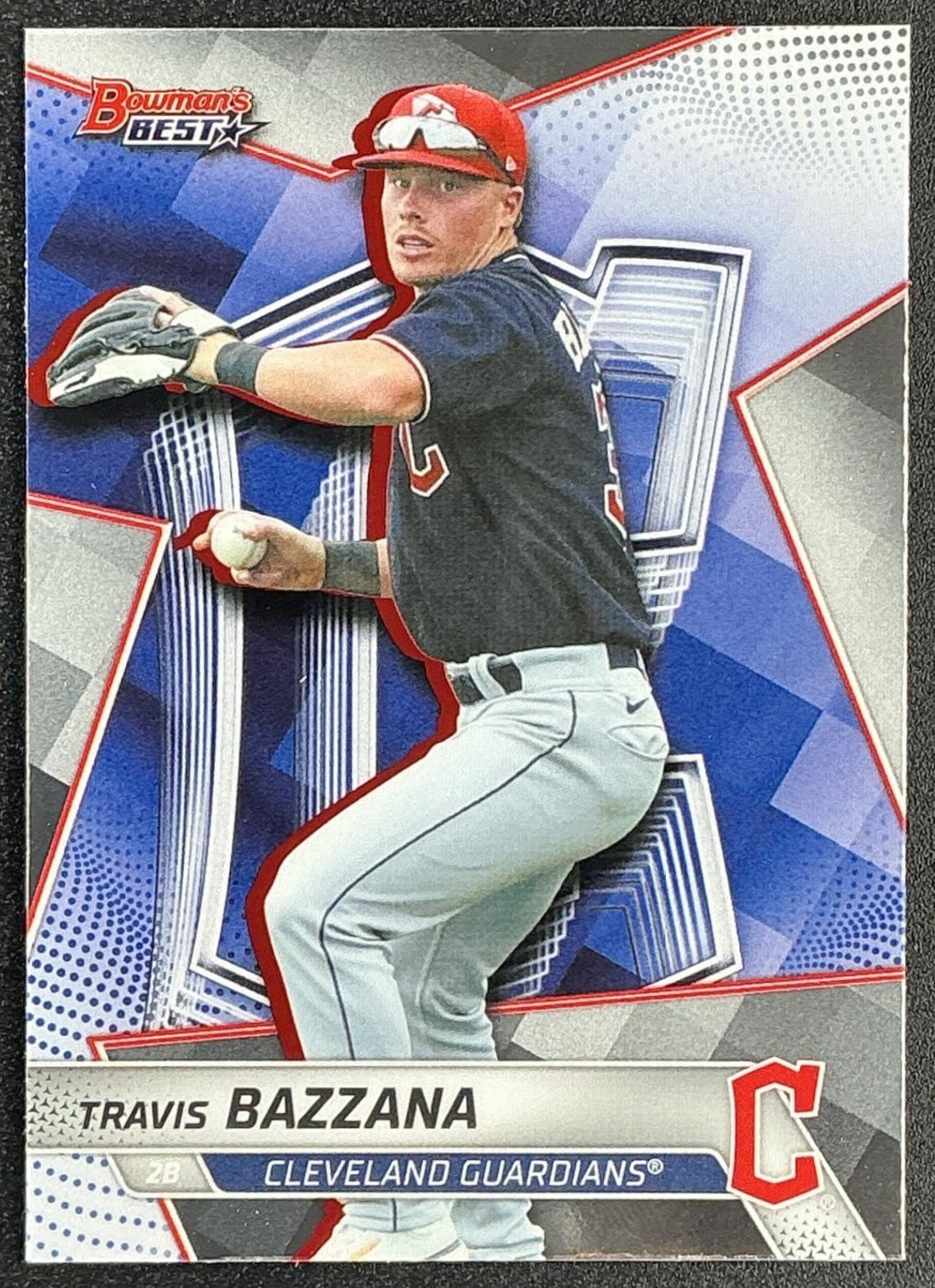 TRAVIS BAZZANA 2025 BOWMAN'S BEST #TP-5 TOP PROSPECTS GUARDIANS