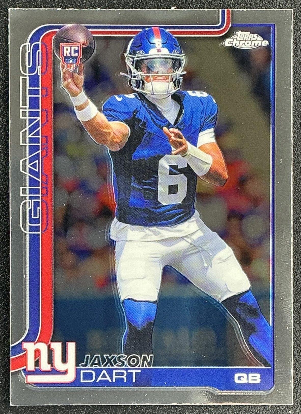 JAXSON DART 2025 TOPPS CHROME #306 ROOKIE RC GIANTS