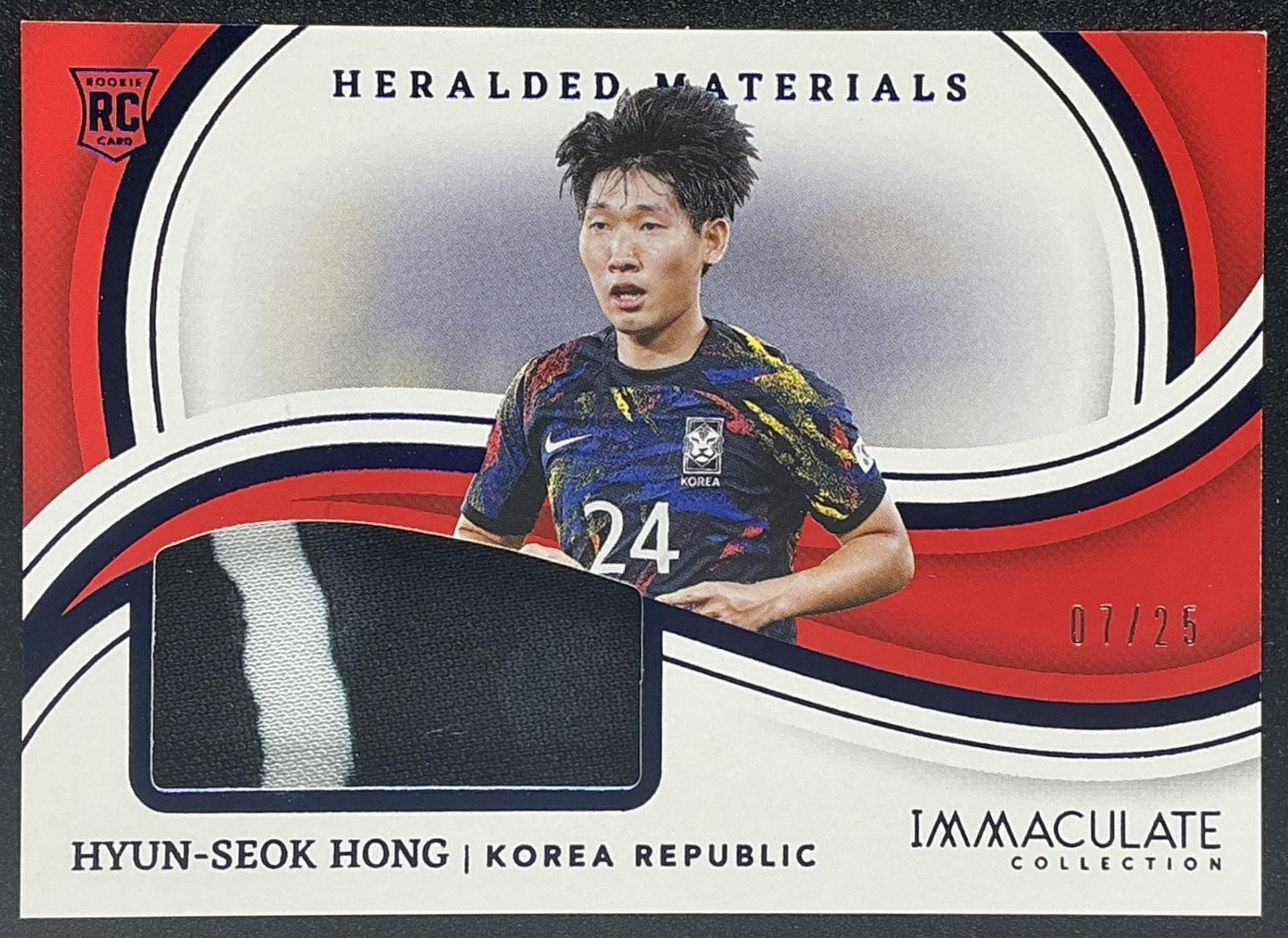 2023 Panini Immaculate Collection Hyun-Seok Hong Heralded Materials Sapphire /25