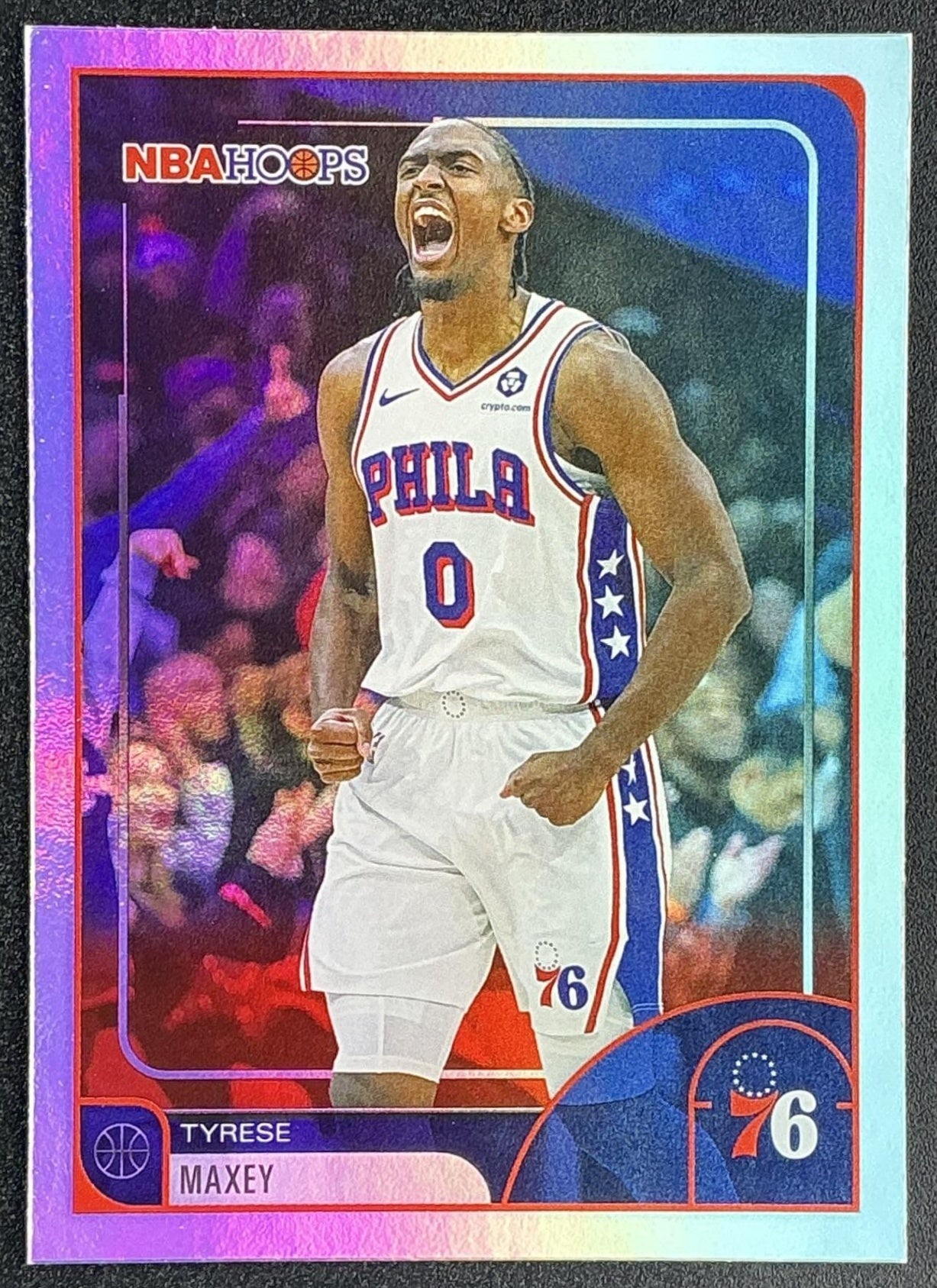 TYRESE MAXEY 2025-26 TOPPS HOOPS #258 76ERS