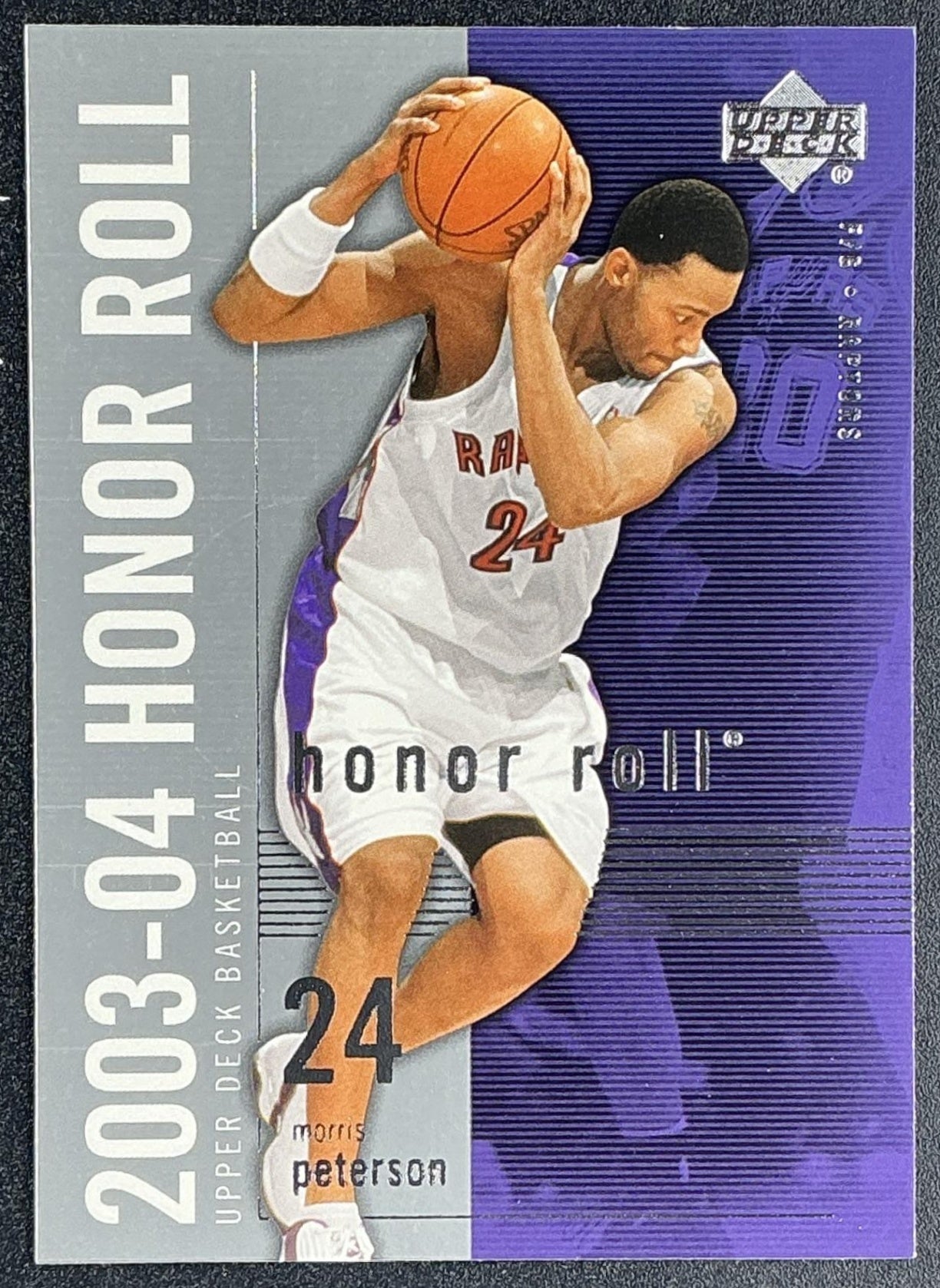 MORRIS PETERSON 2003-04 UPPER DECK HONOR ROLL #82 RAPTORS
