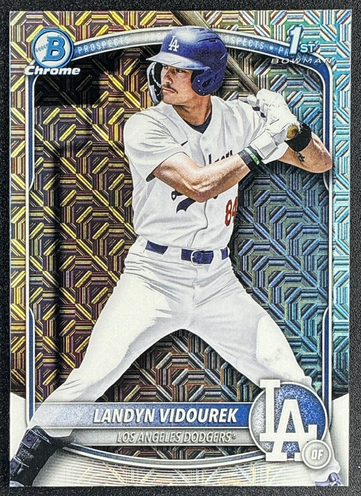 2025 Bowman Draft Landyn Vidourek #BDC-158 Chrome Mojo Refractor 1st Prospect