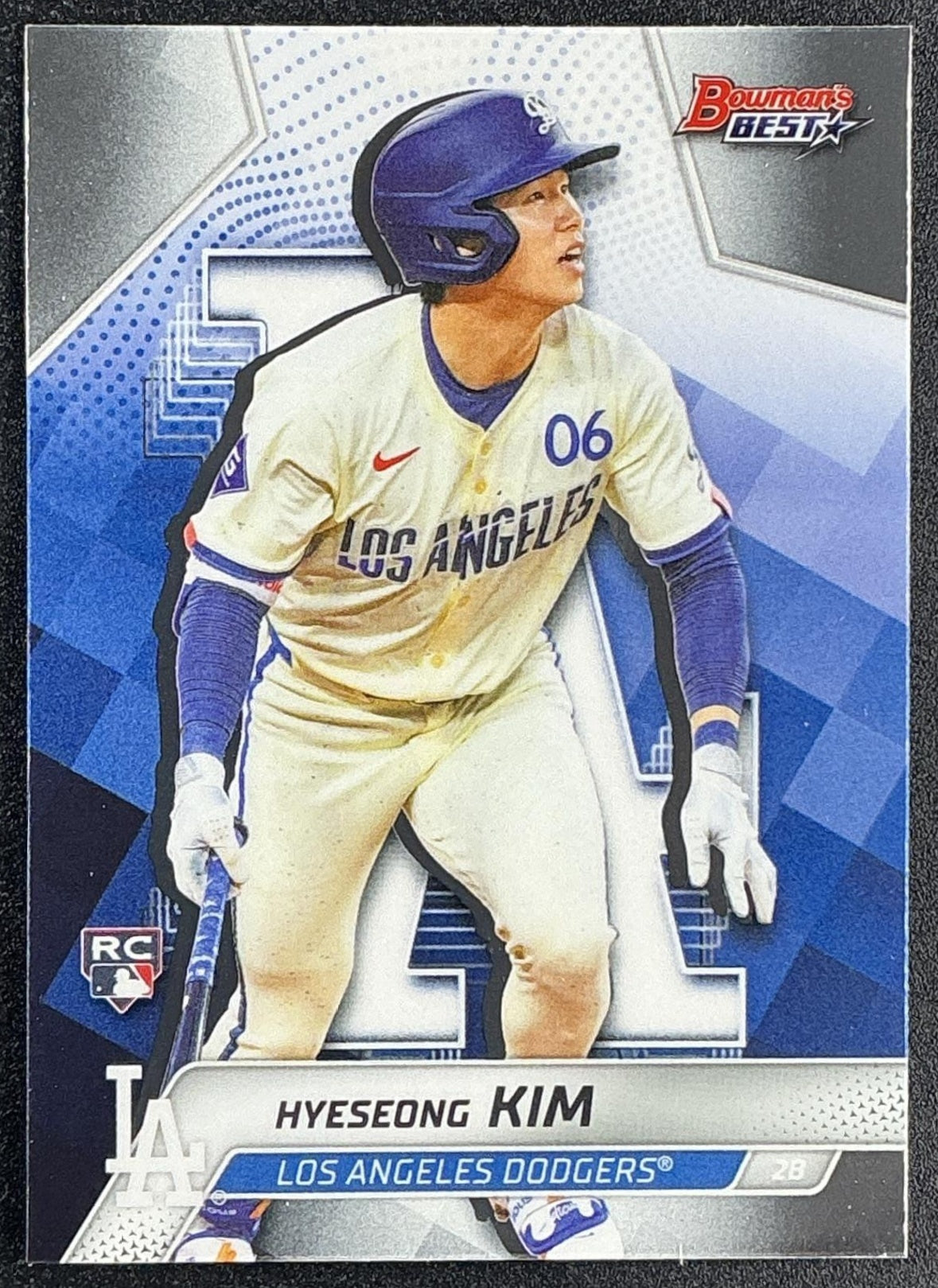 HYESEONG KIM 2025 BOWMAN'S BEST #45 RC DODGERS