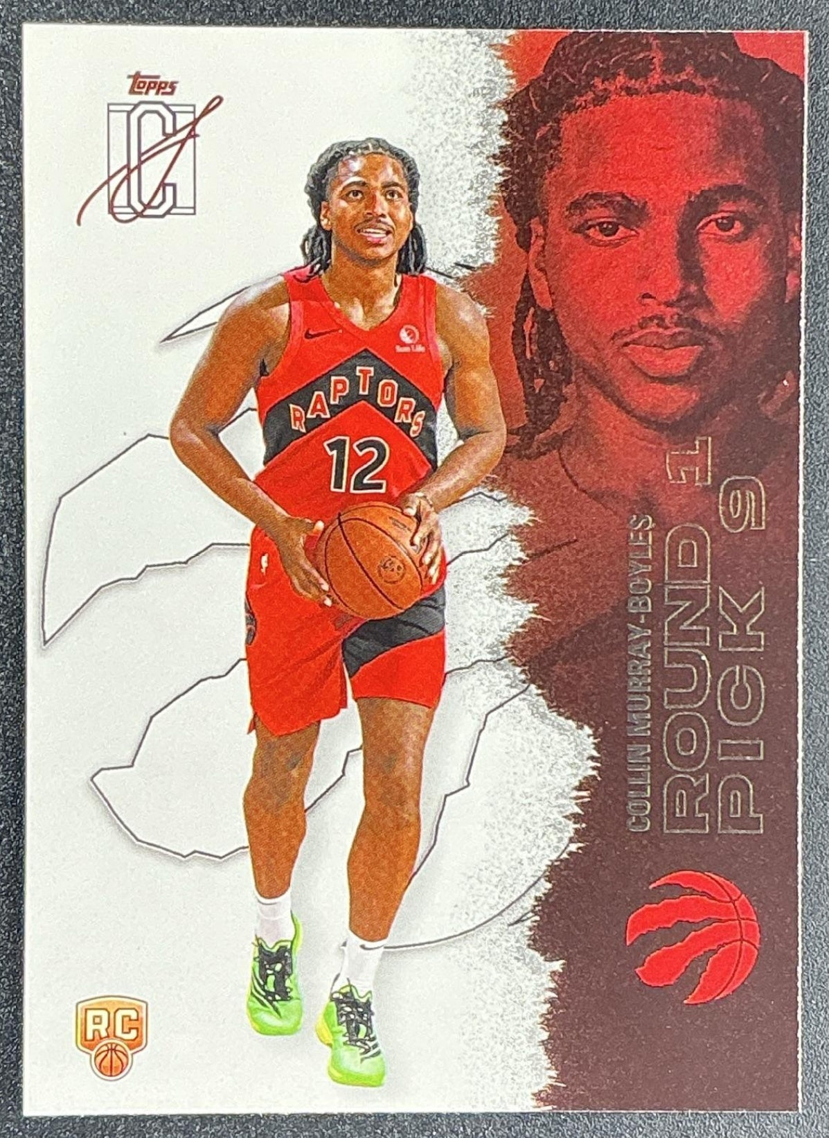 COLLIN MURRAY-BOYLES 2025-26 TOPPS SIGNATURE CLASS #106 ROOKIE RC RAPTORS